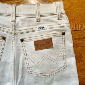 NWOT Wrangler Wild West High Rise Straight Cottonwood size 25